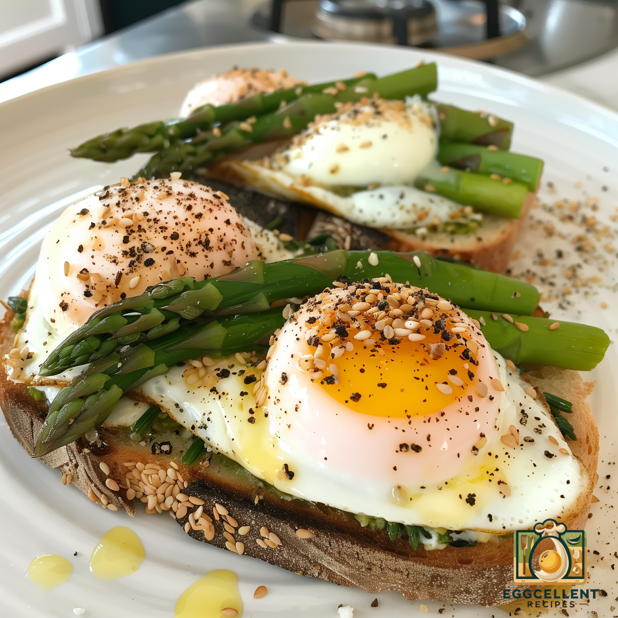 Asparagus and Soft Eggs on Toast Recipe