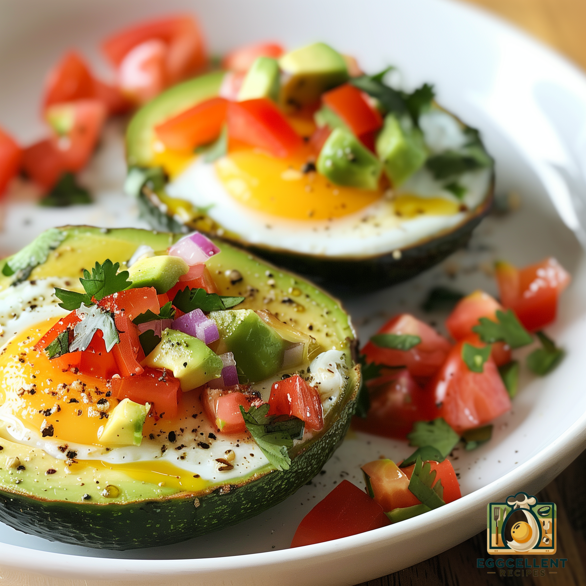 Baked Avocado Eggs with Fresh Salsa Recipe