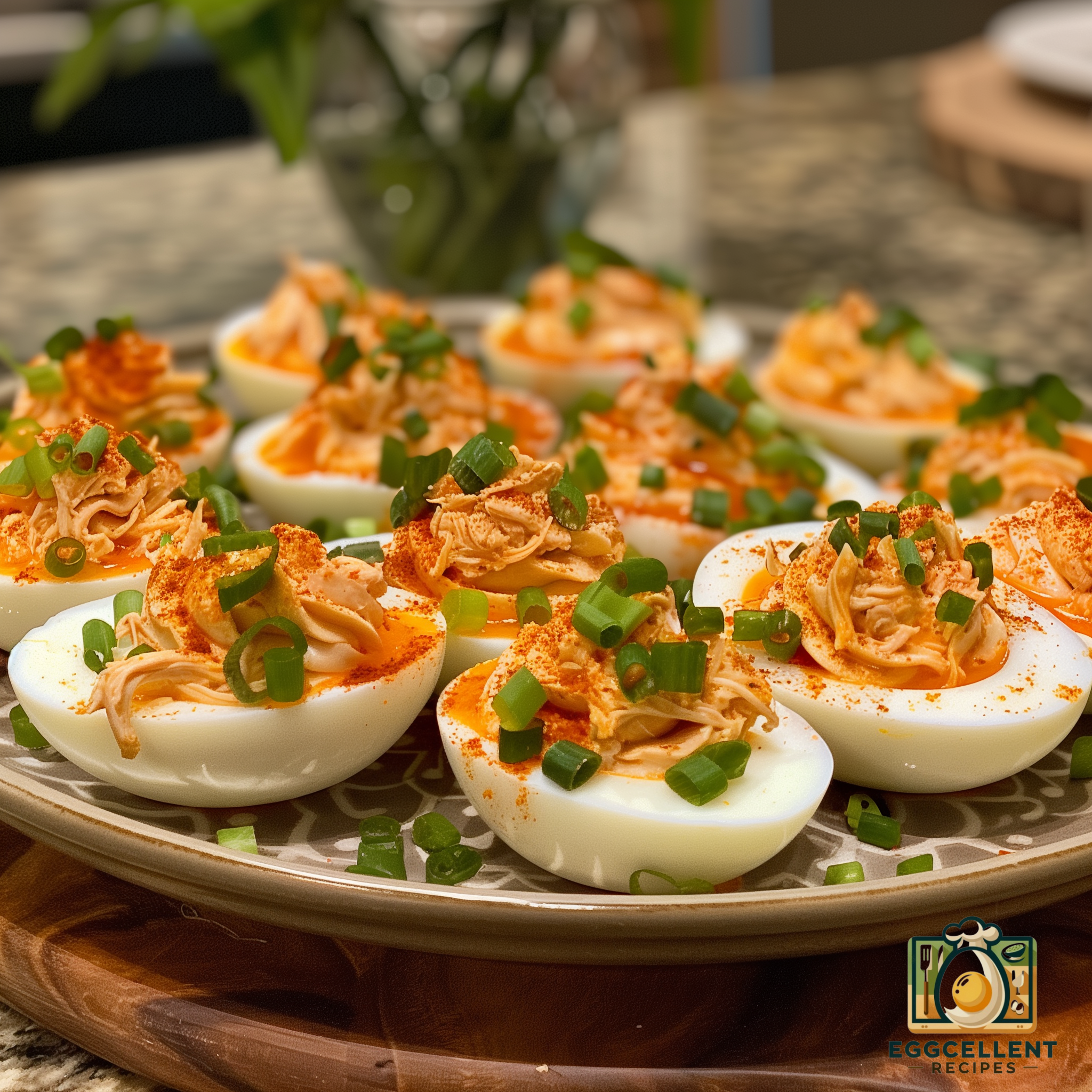 Buffalo Chicken Deviled Eggs Recipe