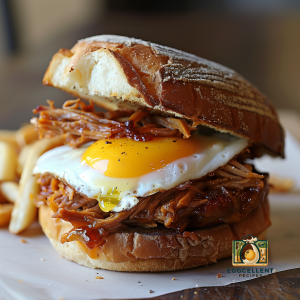 Fried Egg and Pulled Pork Sandwich Recipe