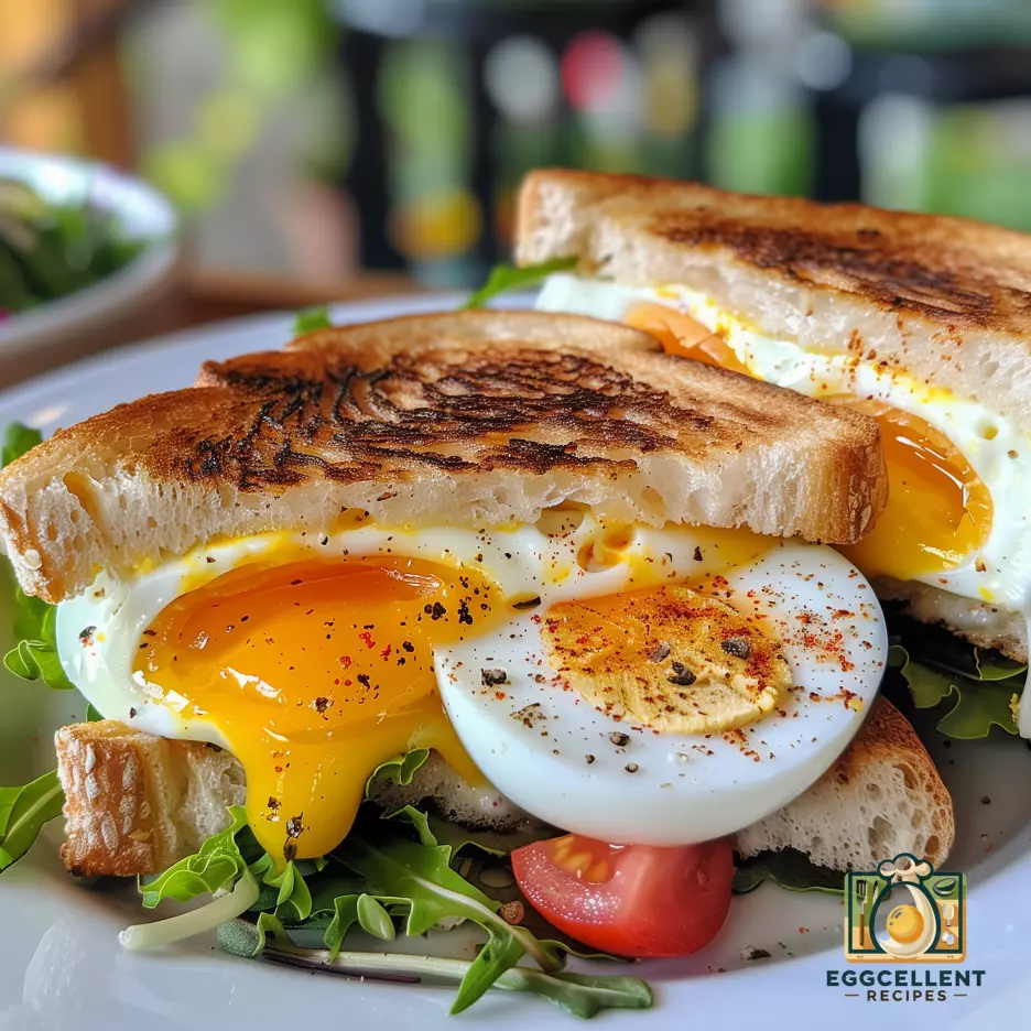 Grilled Cheese with Boiled Egg Recipe