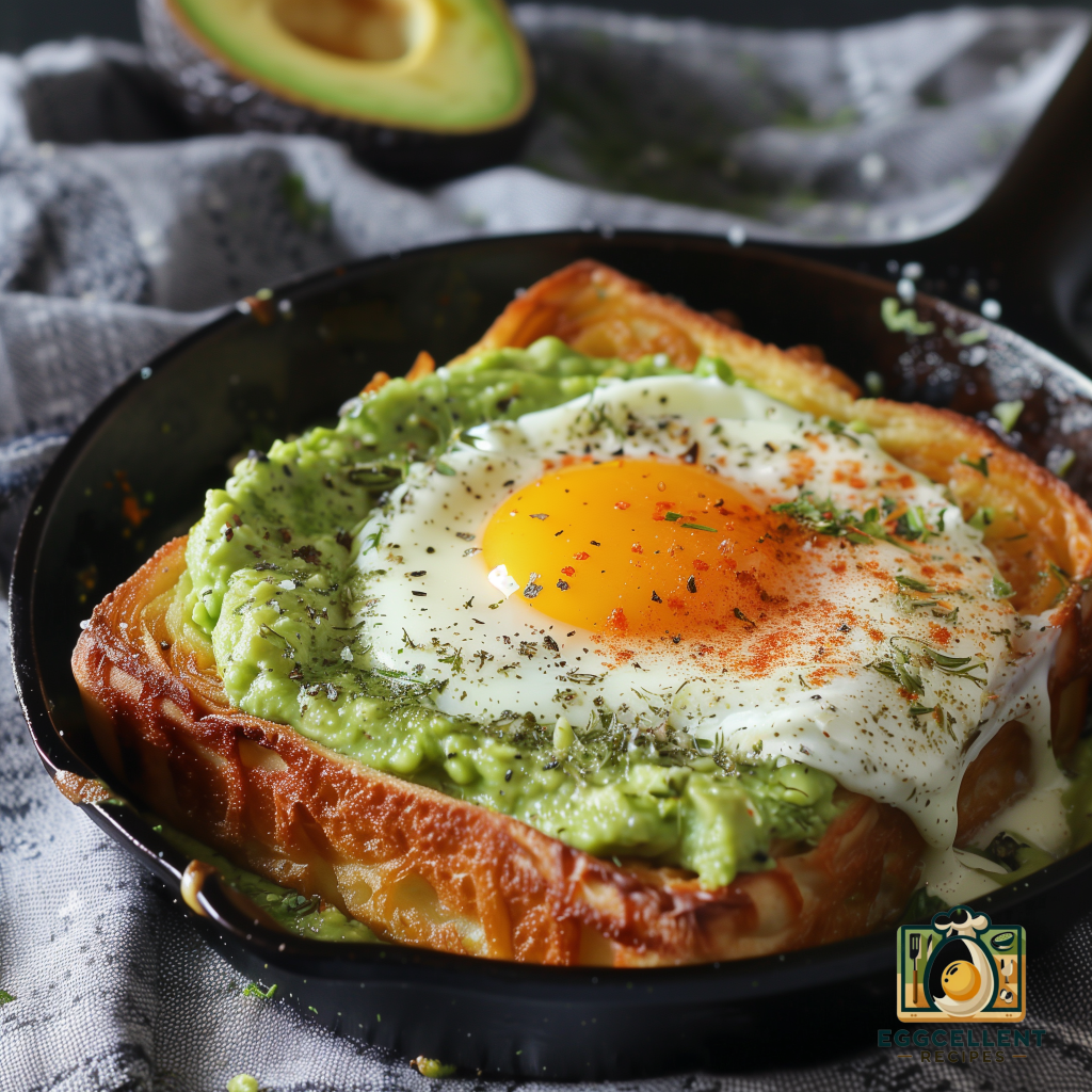 Sourdough Egg-in-a-Hole with Avocado and Hot Sauce Recipe