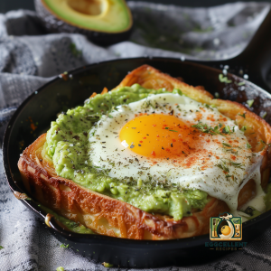 Sourdough Egg-in-a-Hole with Avocado and Hot Sauce Recipe