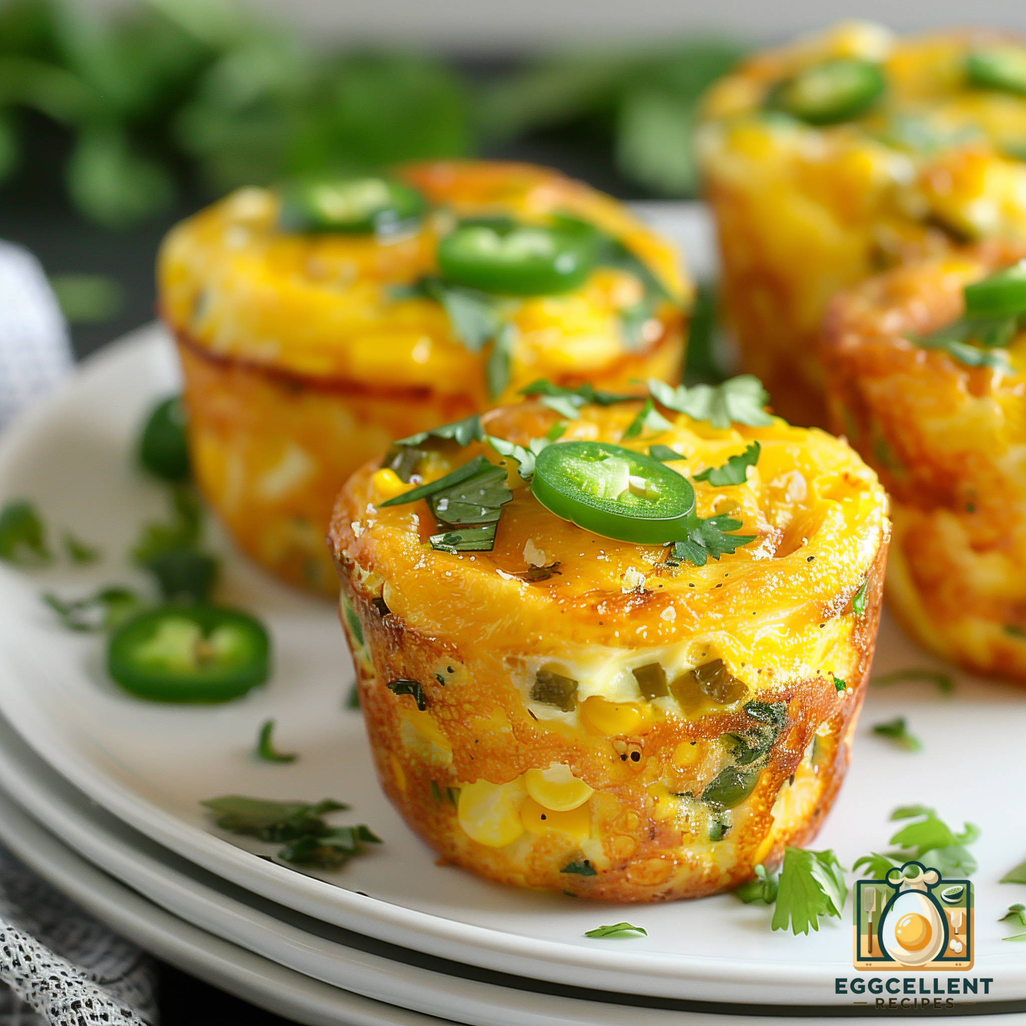 Sweet Corn and Jalapeño Egg Muffins Recipe