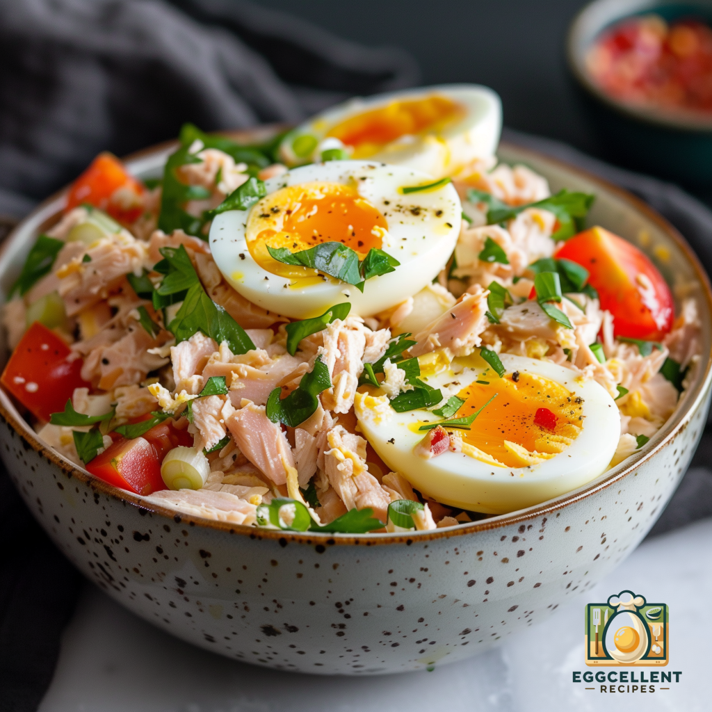 Tuna Salad with Boiled Eggs Recipe
