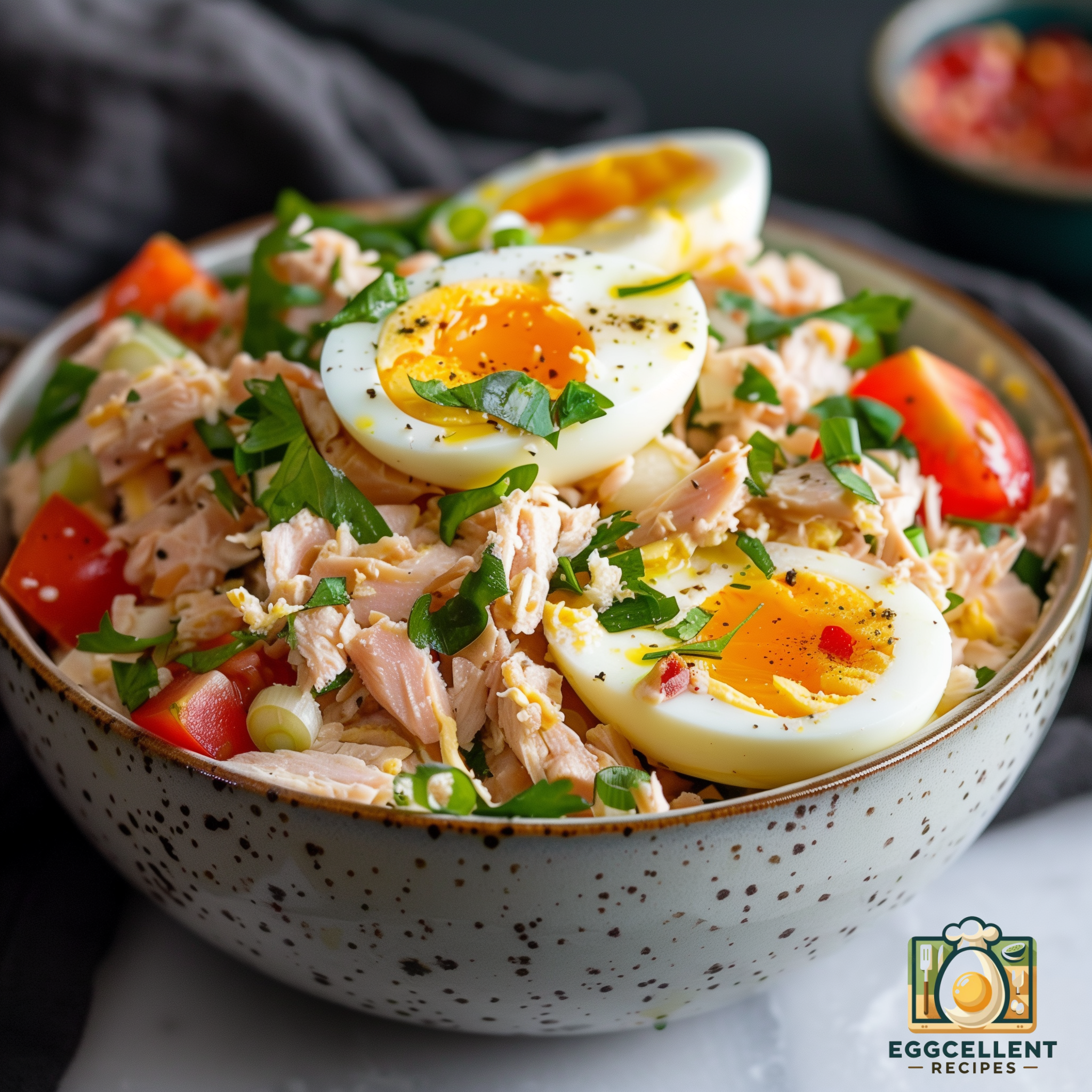 Tuna Salad with Boiled Eggs Recipe