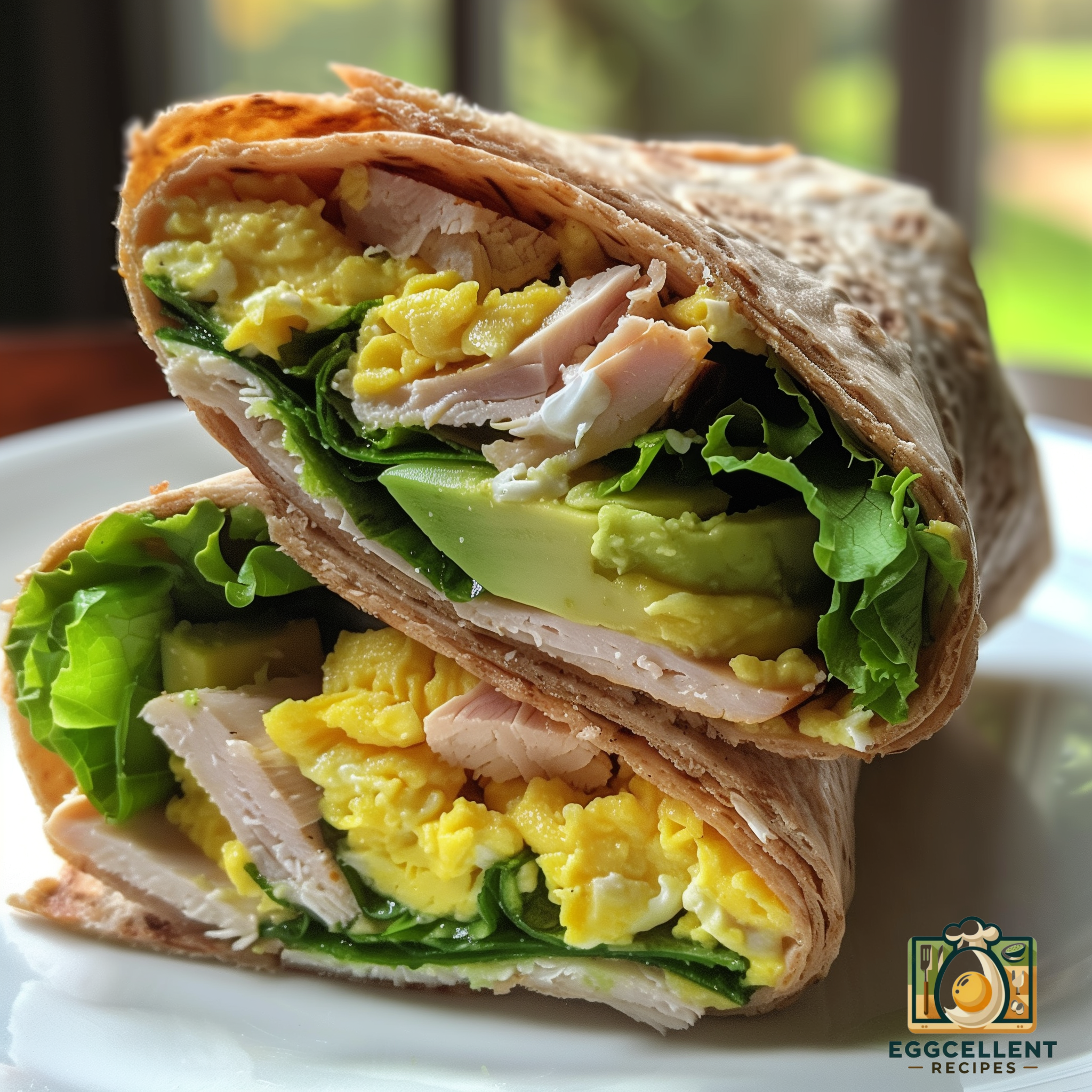 Turkey, Avocado, and Egg Wrap Recipe