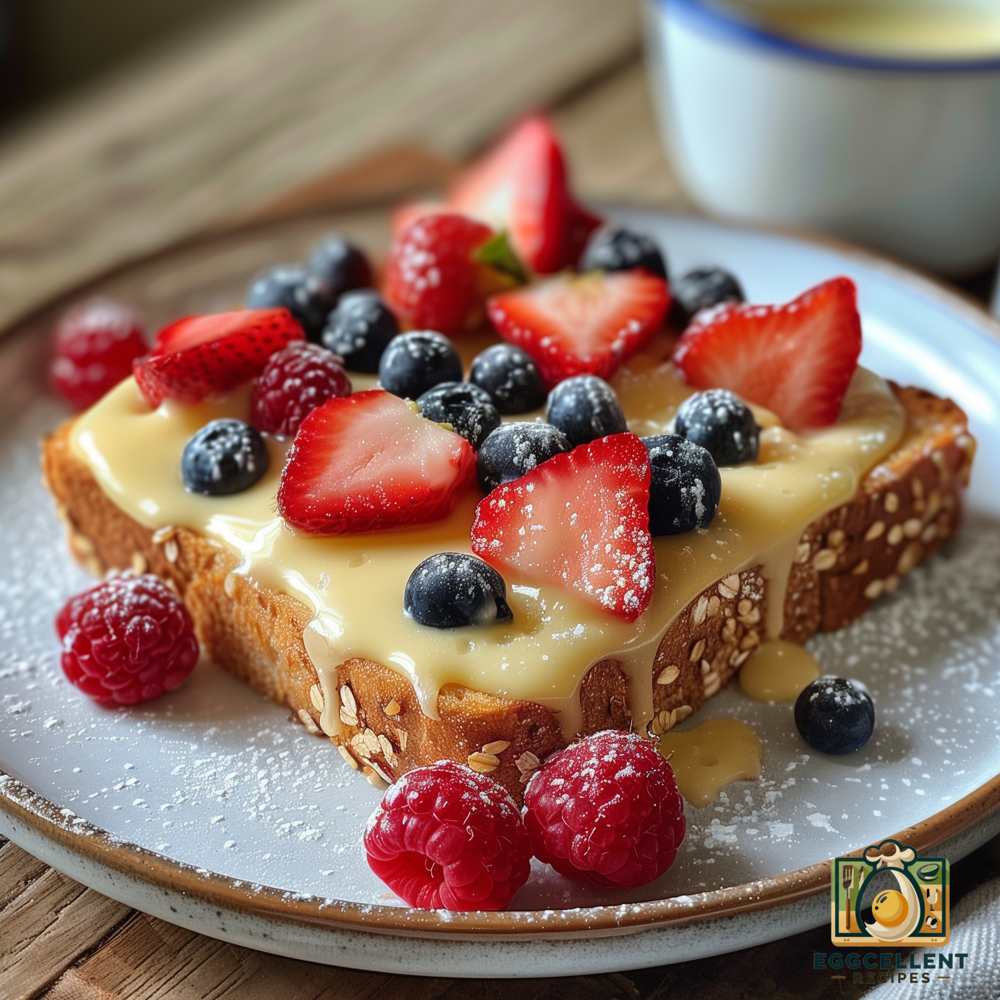 Custard Yogurt Toast Recipe