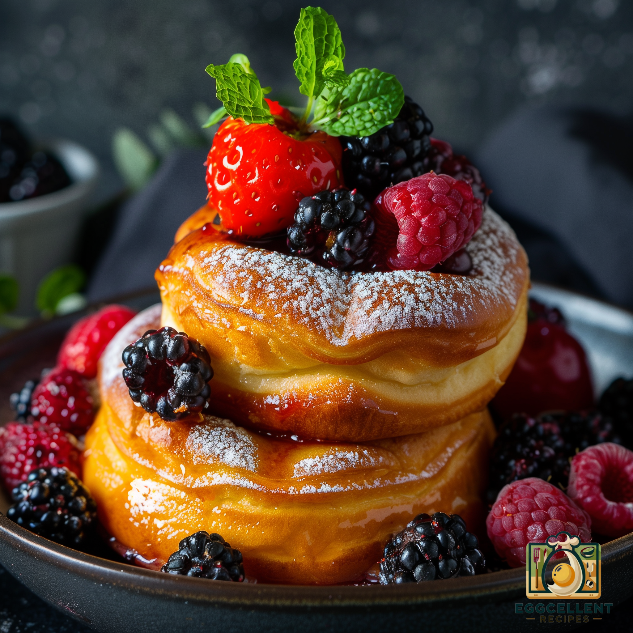 Eggy Brioche with Berries Recipe