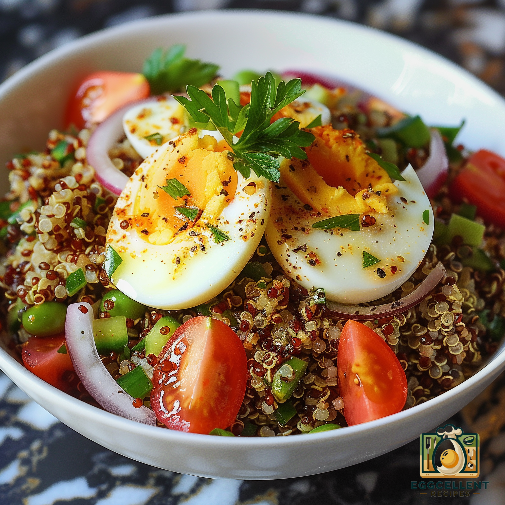 Quinoa Salad with Egg Recipe