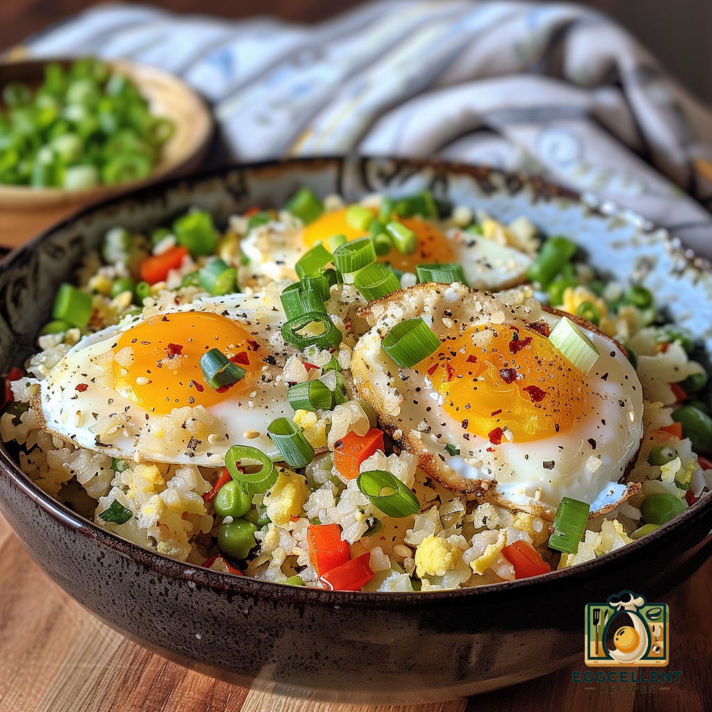 Cauliflower Fried Rice with Eggs Recipe