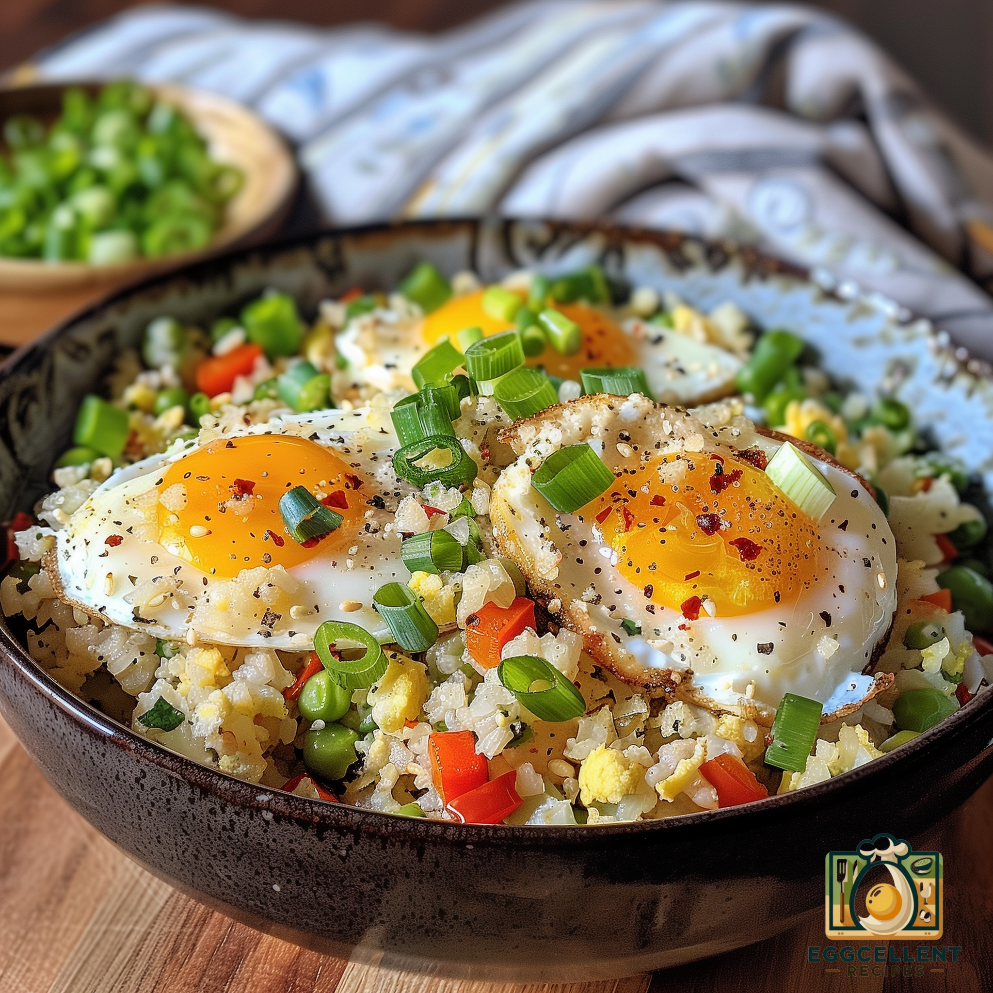 Cauliflower Fried Rice with Eggs Recipe