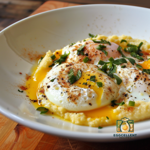 Creamy Polenta with Poached Eggs Recipe