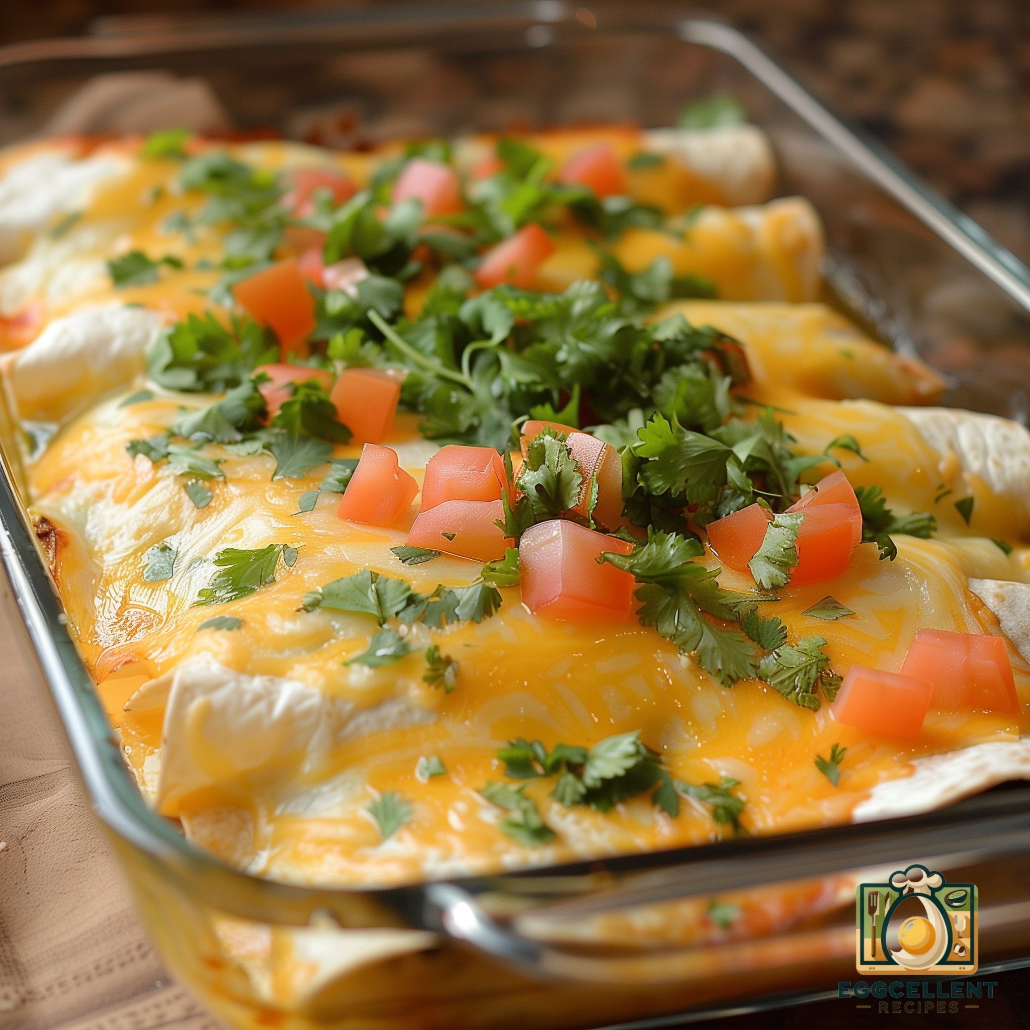 Egg and Cheese Enchiladas Recipe