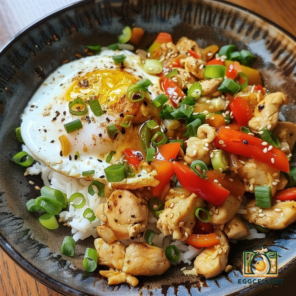 Egg and Chicken Stir-Fry Recipe