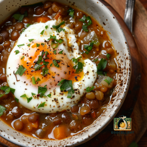 Egg and Lentil Stew Recipe