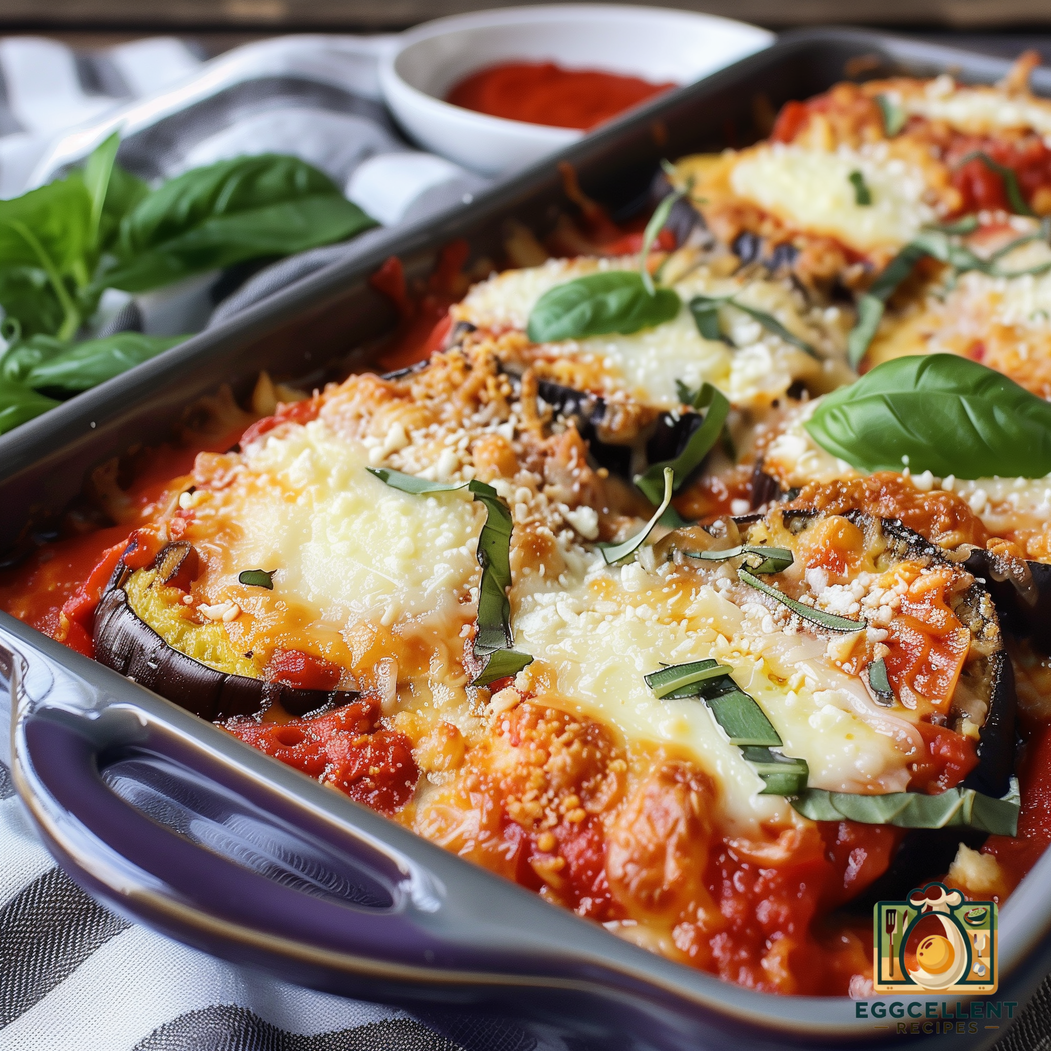 Eggplant Parmesan with Eggs Recipe