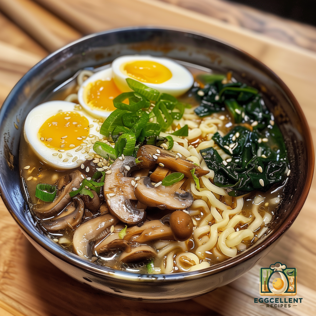 Mushroom and Egg Ramen Recipe