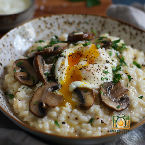 Mushroom and Egg Risotto Recipe