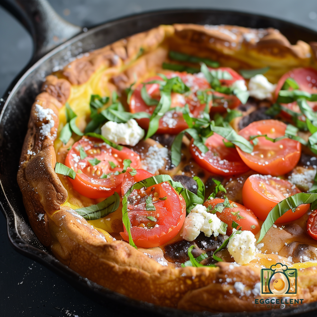 Savory Dutch Baby with Tomato and Goat Cheese Recipe