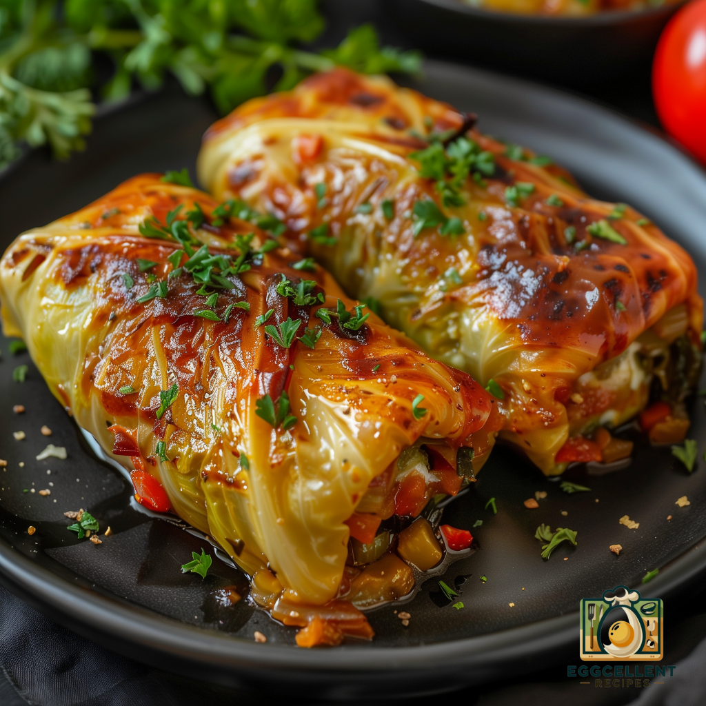 Stuffed Cabbage Rolls with Egg Recipe