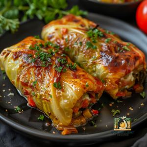 Stuffed Cabbage Rolls with Egg Recipe