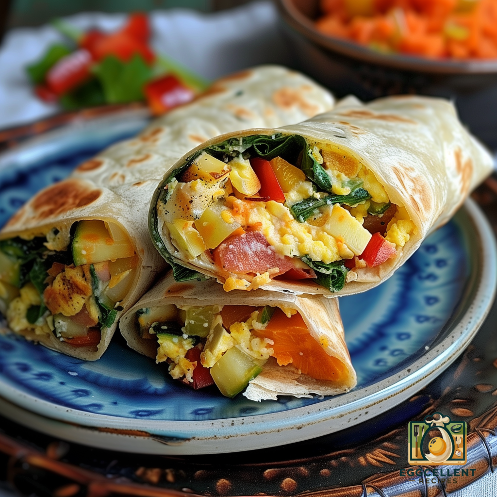 Veggie Egg Wrap Recipe