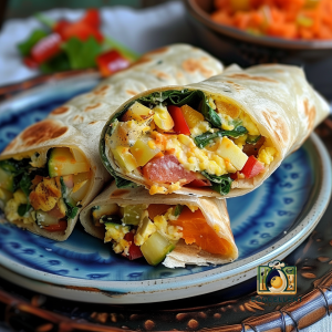 Veggie Egg Wrap Recipe