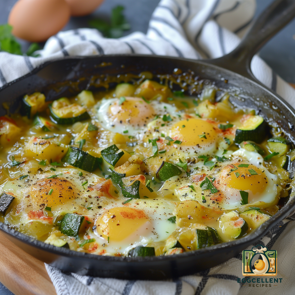 Zucchini and Egg Skillet Recipe