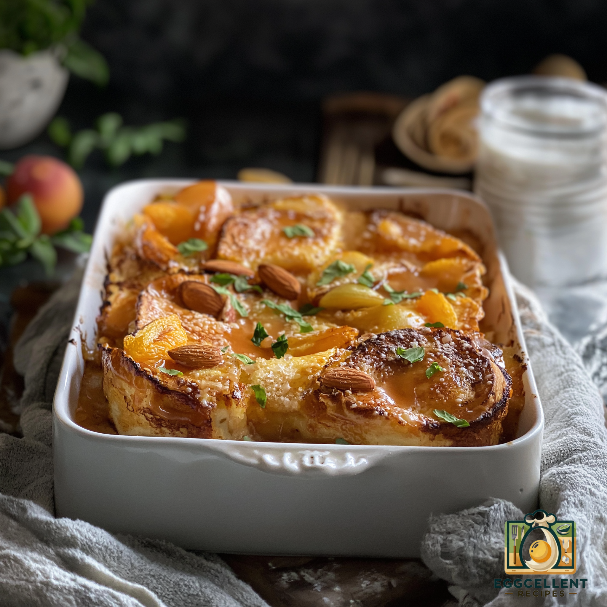 Apricot and Almond Baked French Toast Recipe