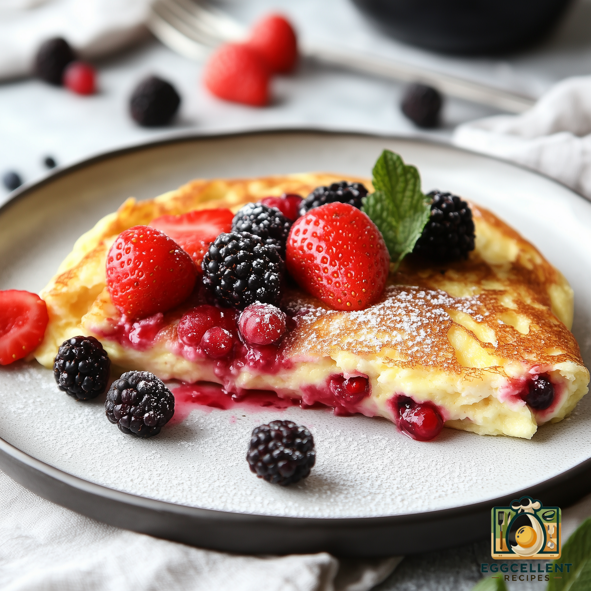 Berry Soufflé Omelette Recipe