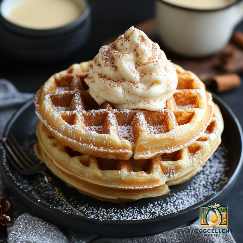 Eggnog Waffles Recipe