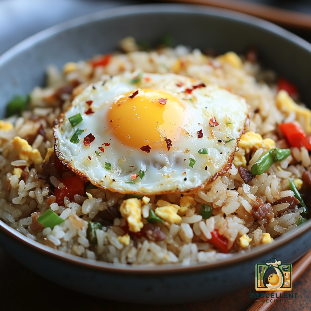 Garlic Fried Rice with Eggs Recipe