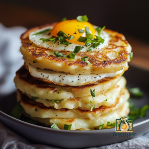 Savory Egg and Potato Pancakes Recipe