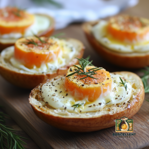 Smoked Salmon Egg Boats Recipe