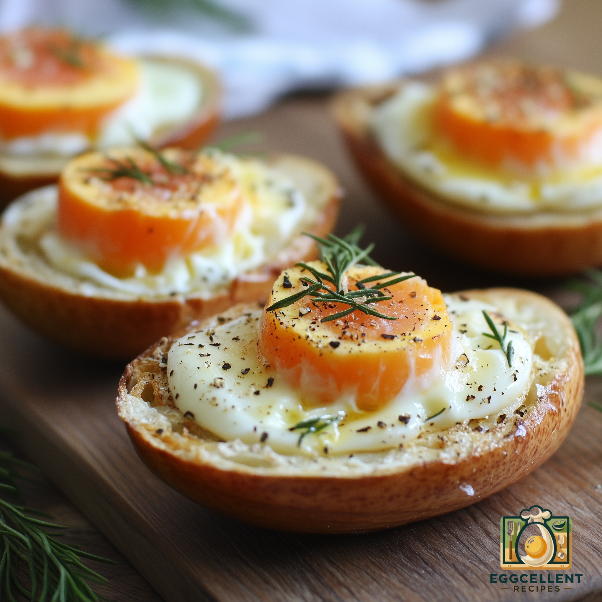 Smoked Salmon Egg Boats Recipe