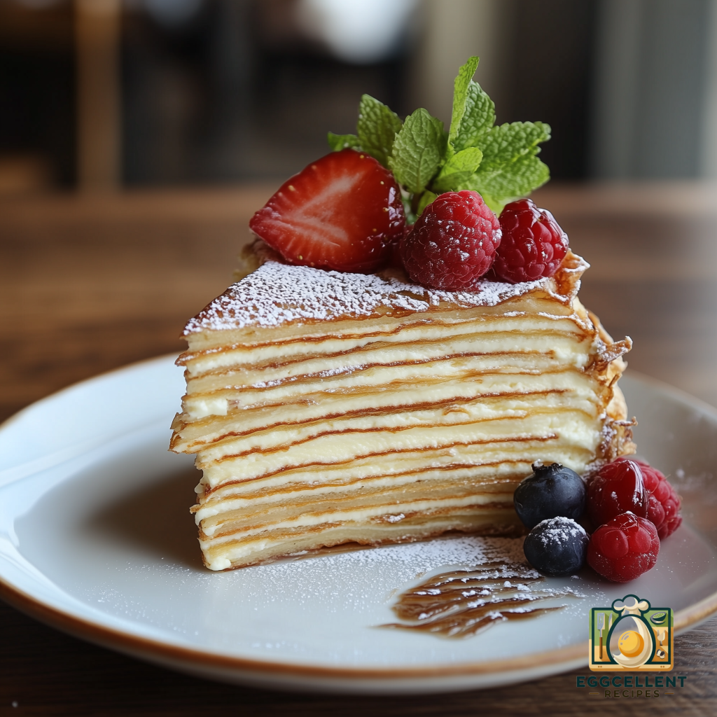 Sweet Crepe Cake Recipe