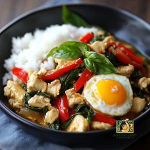 Thai Basil Egg Stir-Fry  Recipe