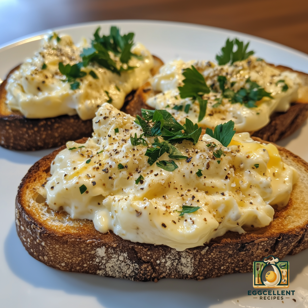 Creamed Eggs on Toast Recipe