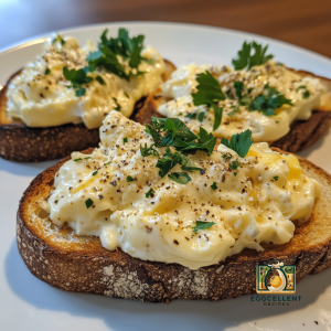 Creamed Eggs on Toast Recipe