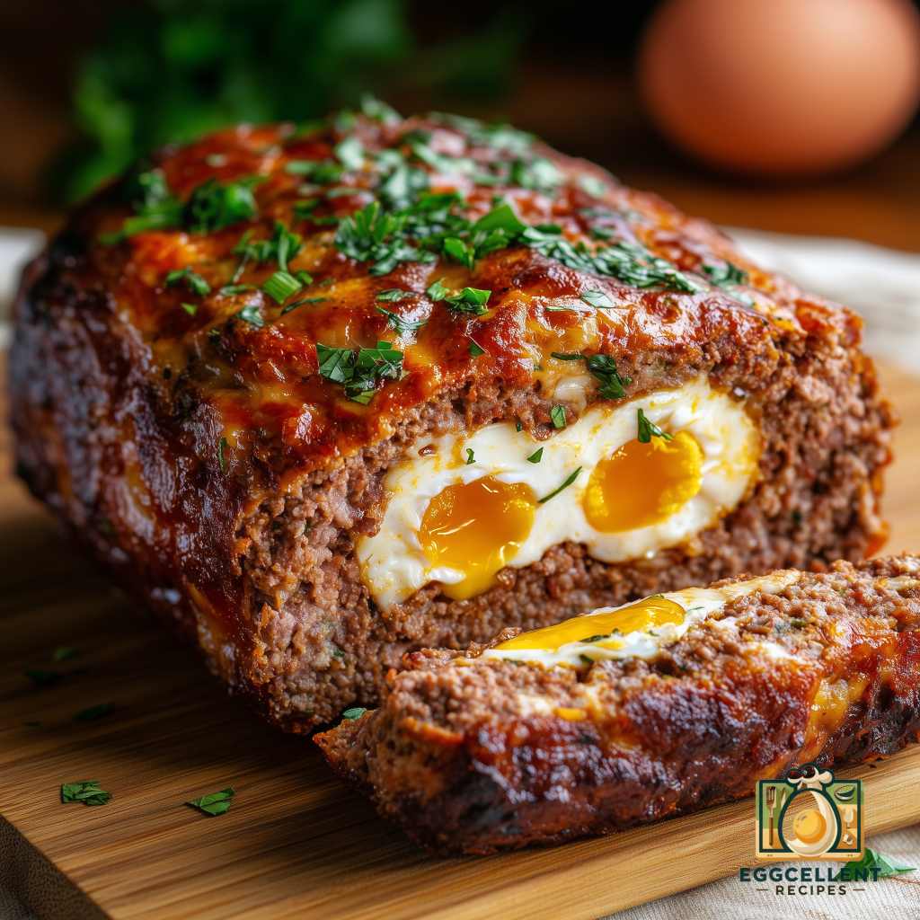 Egg-Stuffed Meatloaf Recipe