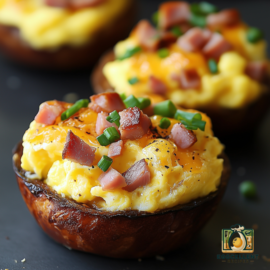 Egg and Ham Breakfast Cups Recipe