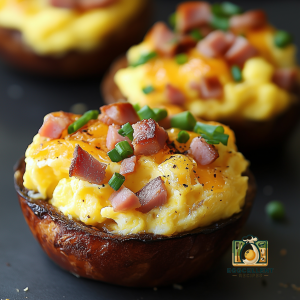 Egg and Ham Breakfast Cups Recipe