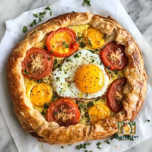 Egg and Tomato Galette Recipe