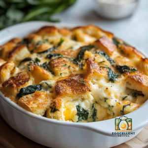 Spinach and Cheese Strata Recipe