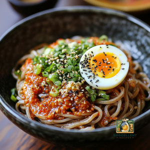 Korean Spicy cold buckwheat noodles (Bibim Naengmyeon) Recipe