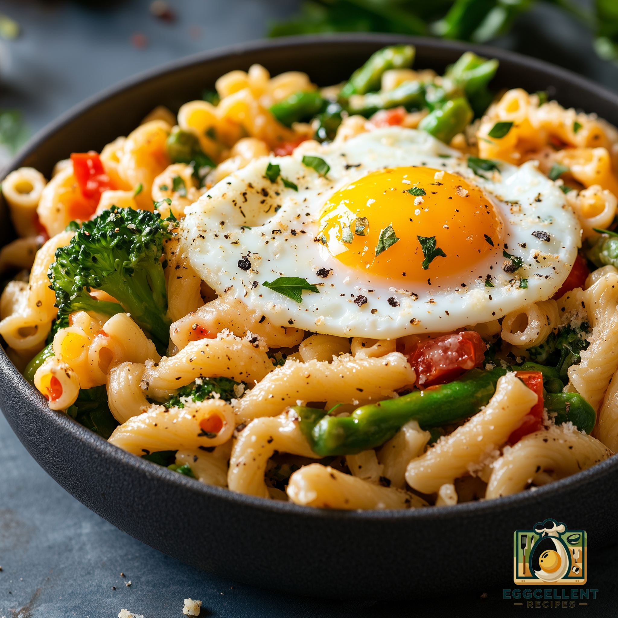 Pasta Primavera with Egg Recipe