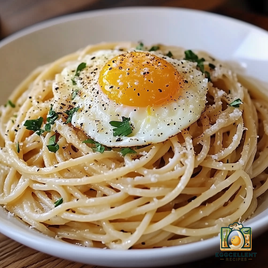 Spaghetti with Egg and Parmesan Recipe