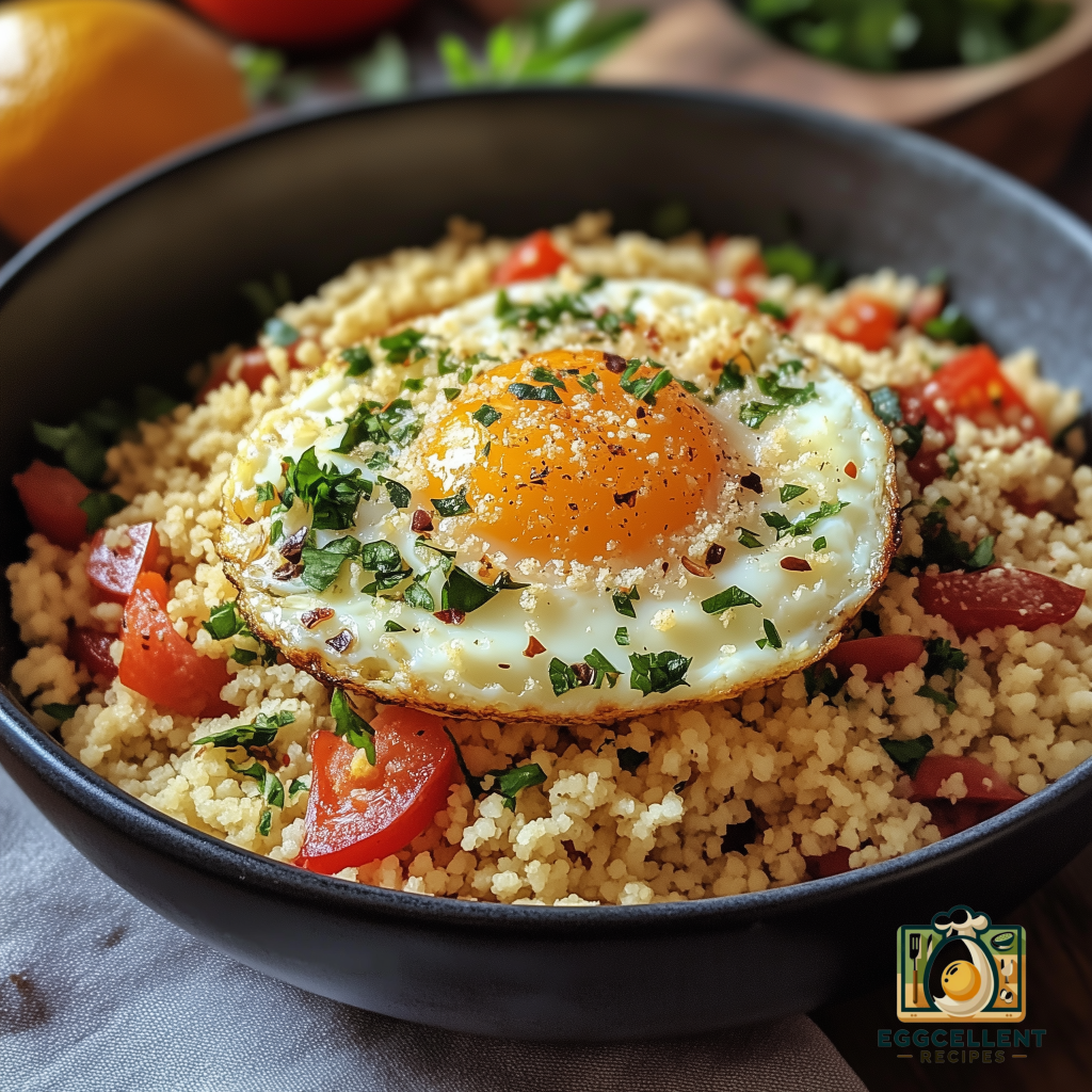 Egg Fried Couscous Recipe