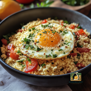 Egg Fried Couscous Recipe